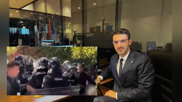 Artan Ramaj pretendon sulm policor gjatë protestës në Prishtinë