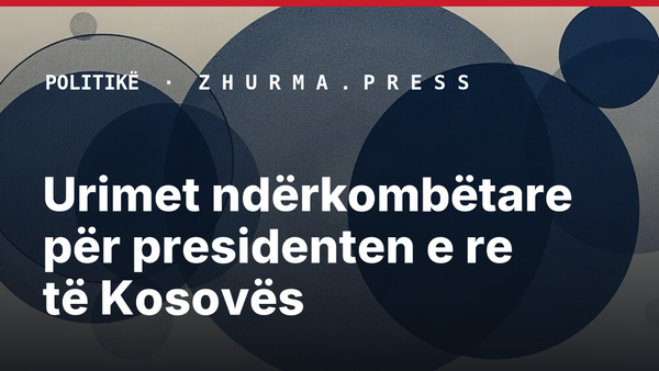 Urimet ndërkombëtare për presidenten e re të Kosovës