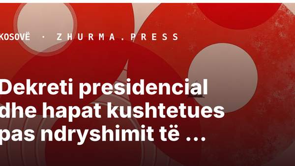 Dekreti presidencial dhe hapat kushtetues pas ndryshimit të ligjit