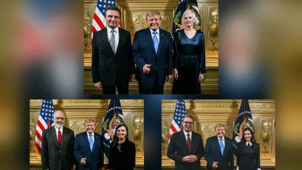 Fotografitë e liderëve me Donald Trump ndezin debate në rrjet