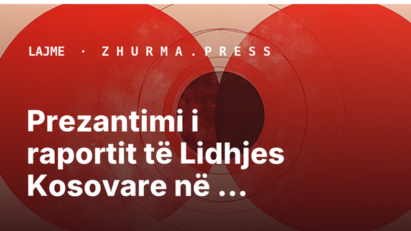 Prezantimi i raportit të Lidhjes Kosovare në kongresin evropian