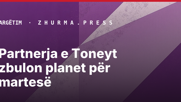 Partnerja e Toneyt zbulon planet për martesë