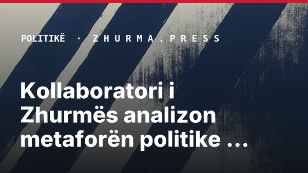 Kollaboratori i Zhurmës analizon metaforën politike të burgosjes së Krishtit