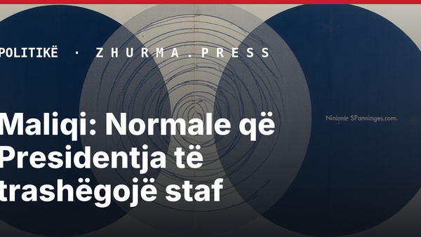 Maliqi: Normale që Presidentja të trashëgojë staf
