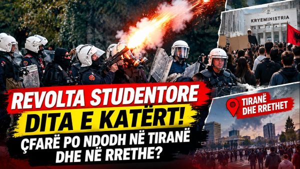 Ujë me presion dhe gaz ndaj protestuesve te Ministria e Arsimit