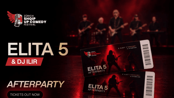 Elita 5 performon live në after party-n e Shqip Up Comedy në Cyrih