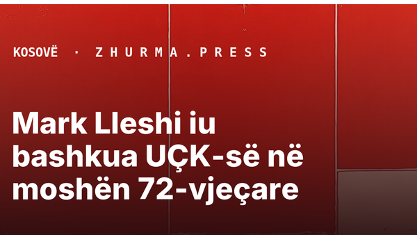 Mark Lleshi iu bashkua UÇK-së në moshën 72-vjeçare