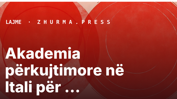 Akademia përkujtimore në Itali për veprimtarin Arif Musaj