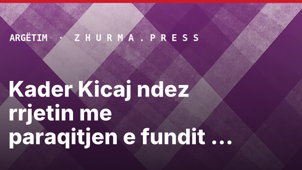 Kader Kicaj ndez rrjetin me paraqitjen e fundit në fustan të zi