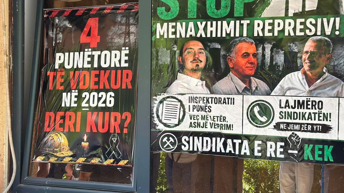 Sindikata e Re e KEK-ut zhvillon aksion simbolik, paralajmëron protestë për nesër