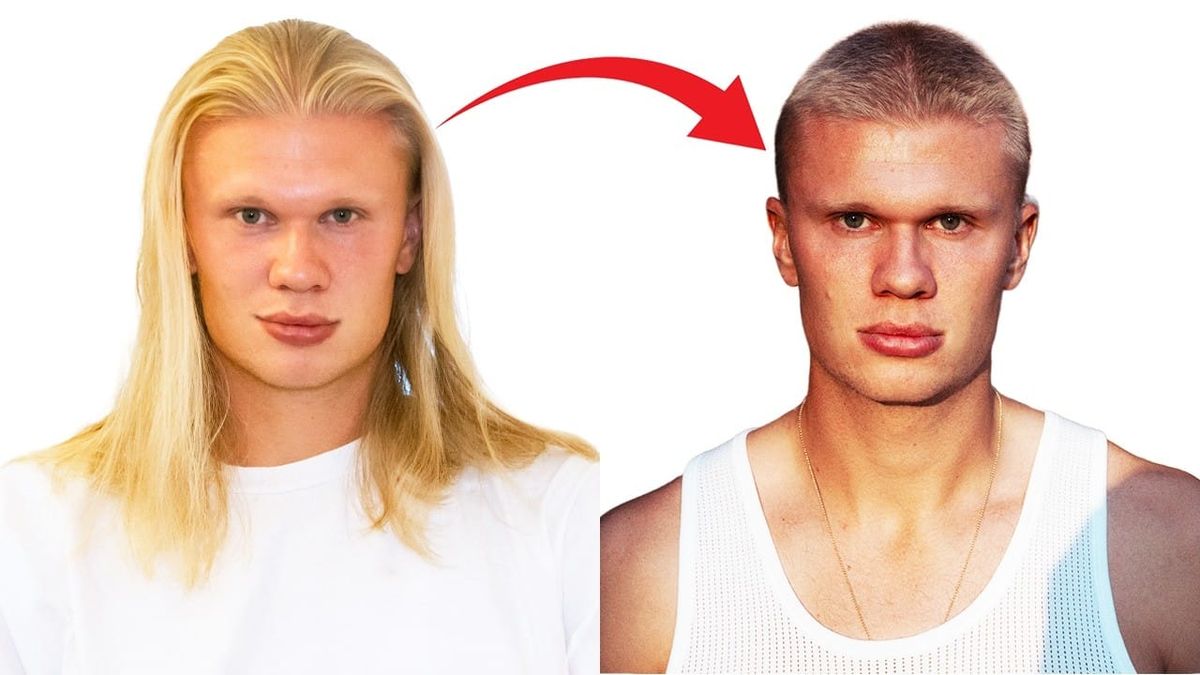 Erling Haaland prer flokët nga parukiera shqiptare Juna Ademi në Monako