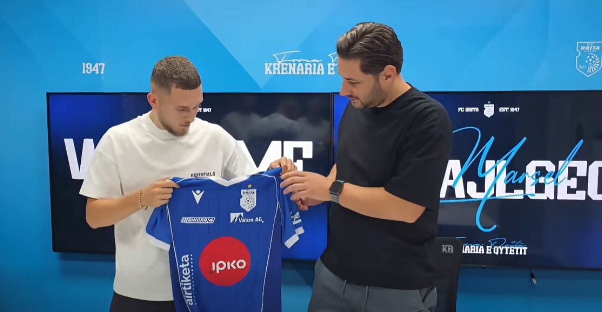 Marsel Ismajlgeci firmos me ekipin e Dritës në Kosovë