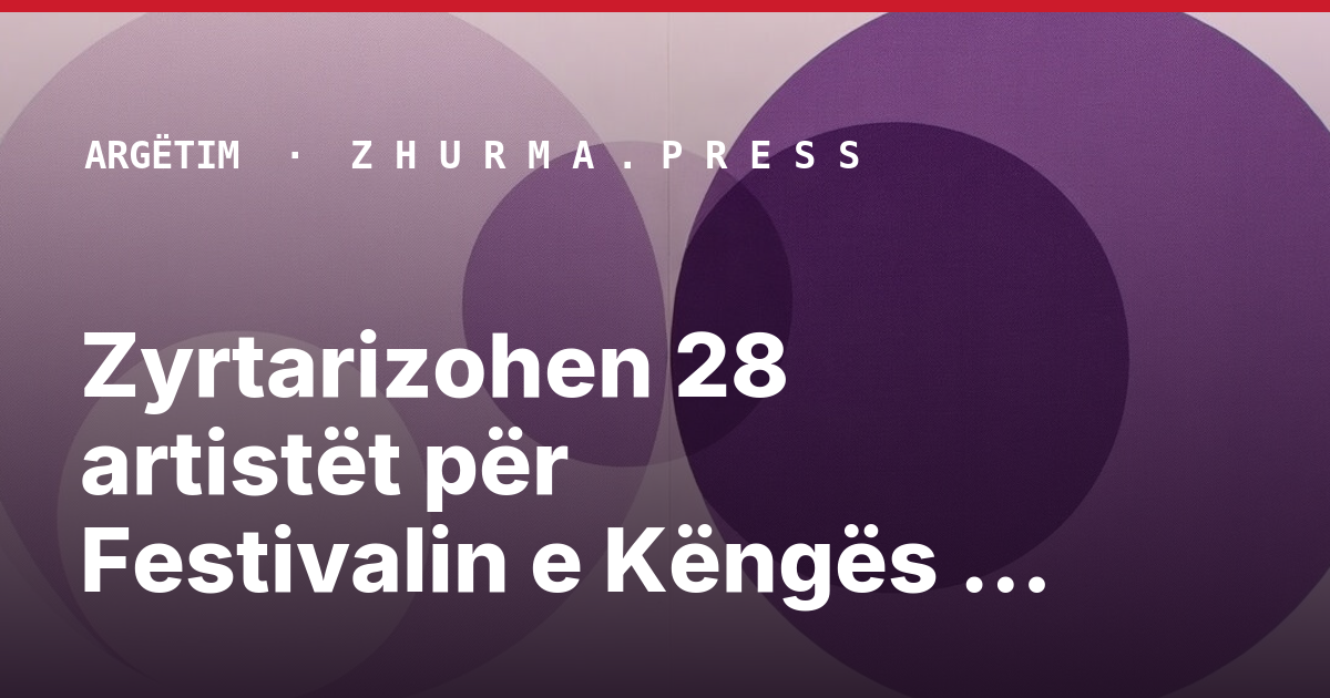 Zyrtarizohen 28 artistët për Festivalin e Këngës në RTSH