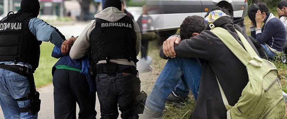 Nëntë emigrantë kapen pranë Bogorodicës dhe dy persona ndalohen