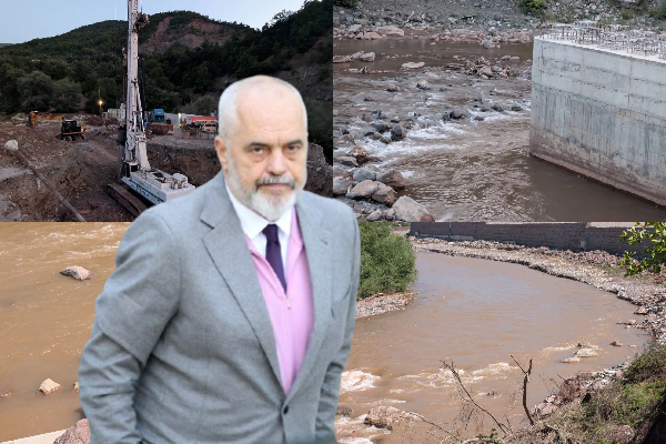 Ndërtimi i Korridorit VIII lë shenja në shtratin e Shkumbinit