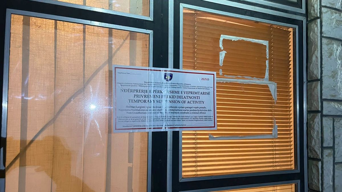 IQMT mbyll biznes të paregjistruar dhe gjobon tjetrin me 6 mijë euro në Zubin Potok