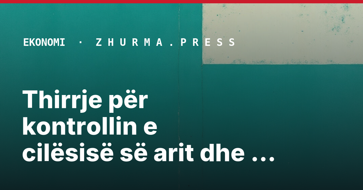 Thirrje për kontrollin e cilësisë së arit dhe argjendit para blerjes
