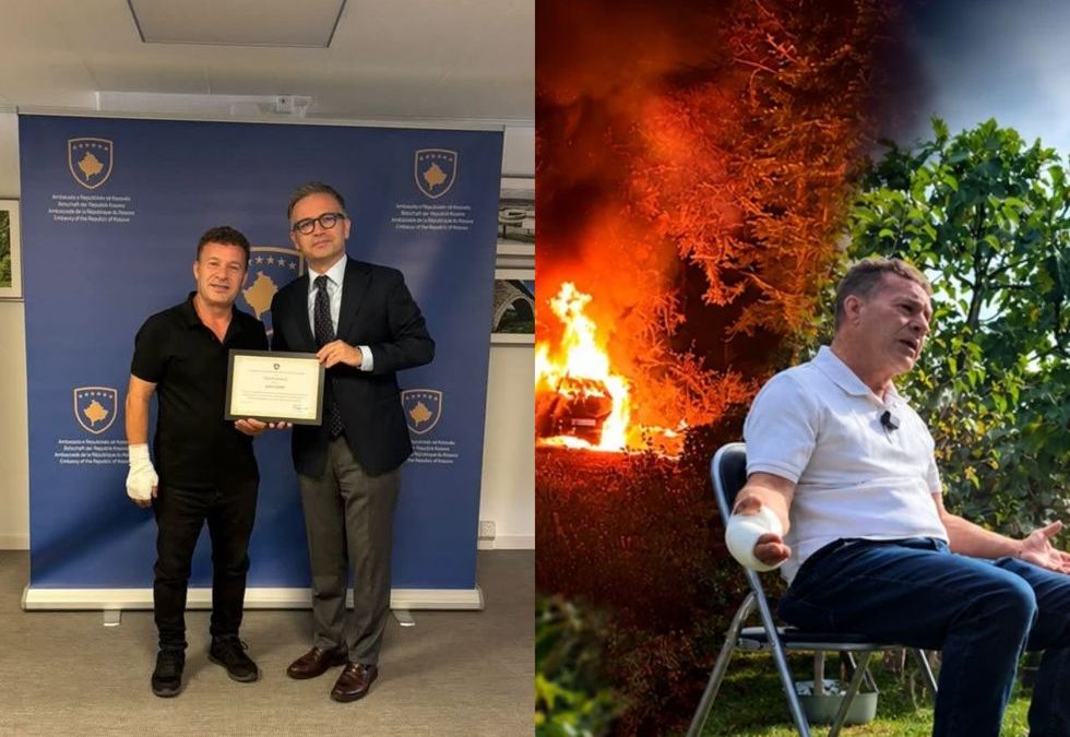 Ambasada e Kosovës në Zvicër nderoi bashkatdhetarin Hajdin Limoni