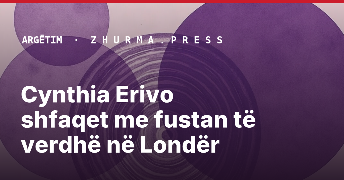 Cynthia Erivo shfaqet me fustan të verdhë në Londër