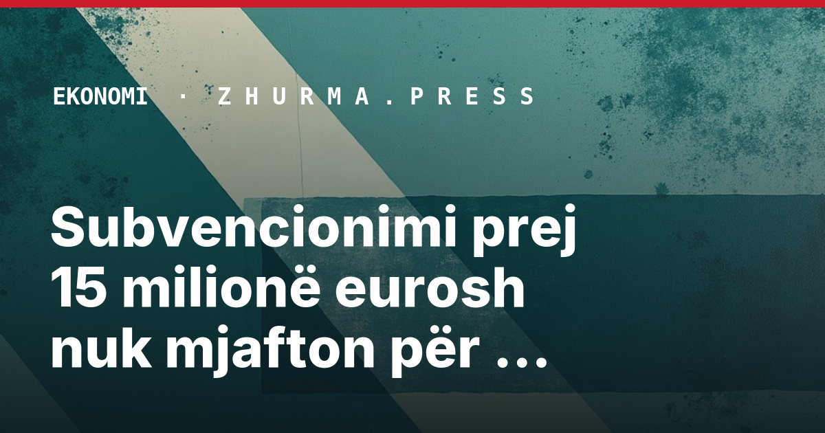Subvencionimi prej 15 milionë eurosh nuk mjafton për varfërinë energjetike