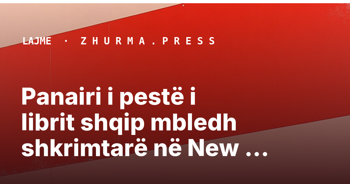 Panairi i pestë i librit shqip mbledh shkrimtarë në New Jersey