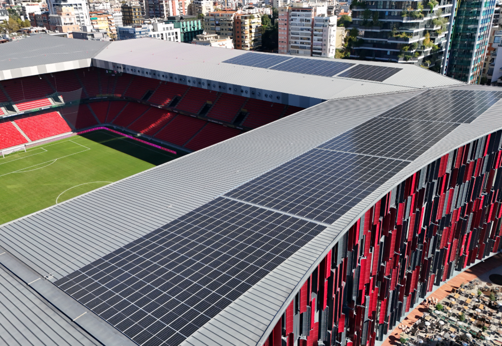 Zgjerim i sistemit fotovoltaik në stadiumin “Air Albania”
