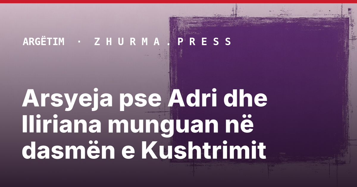 Arsyeja pse Adri dhe Iliriana munguan në dasmën e Kushtrimit