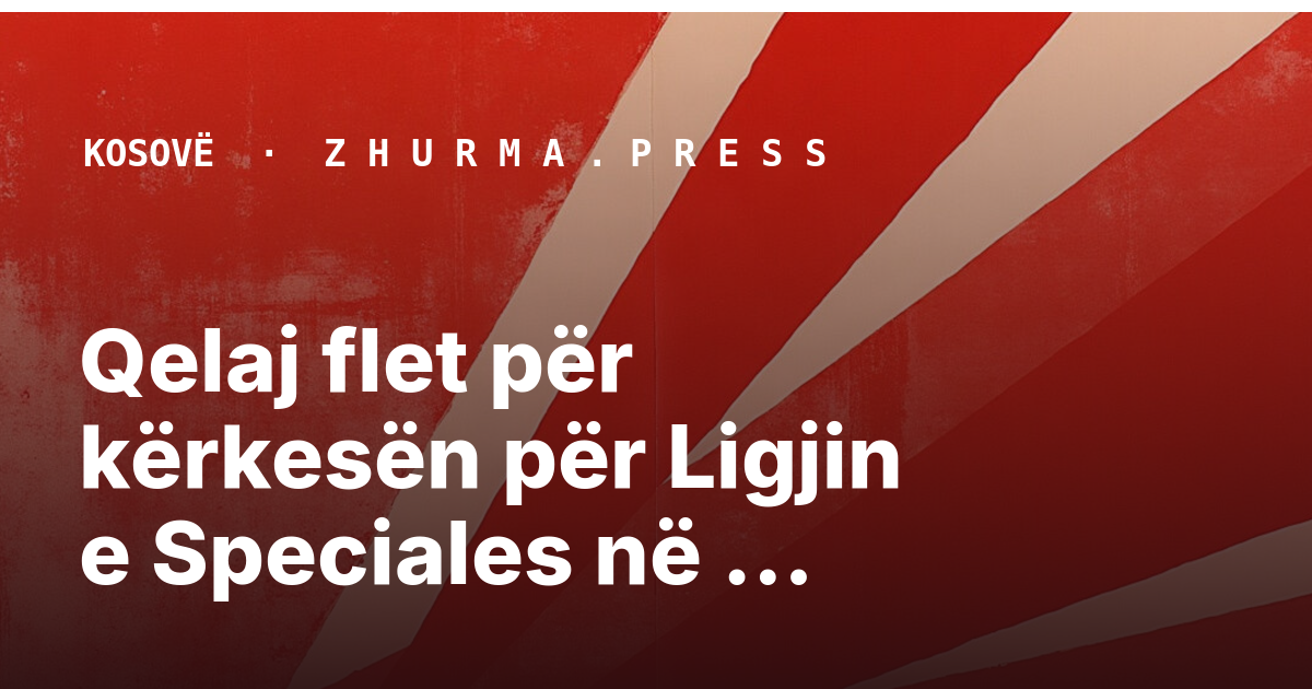 Qelaj flet për kërkesën për Ligjin e Speciales në Kushtetuese