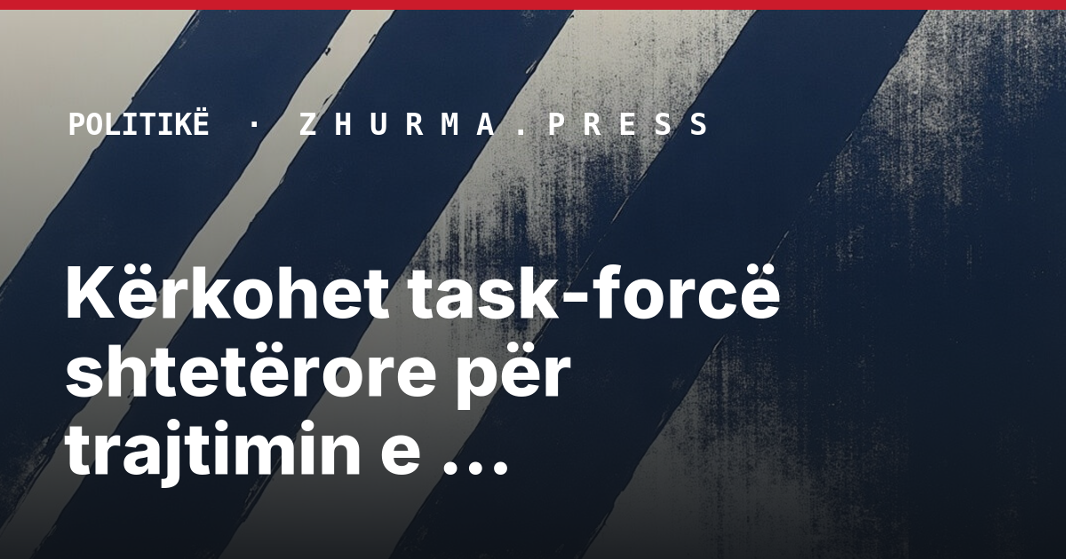 Kërkohet task-forcë shtetërore për trajtimin e Speciales